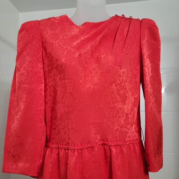 Leslie Fay Vintage Dress Size 10 - Picture 6 of 12